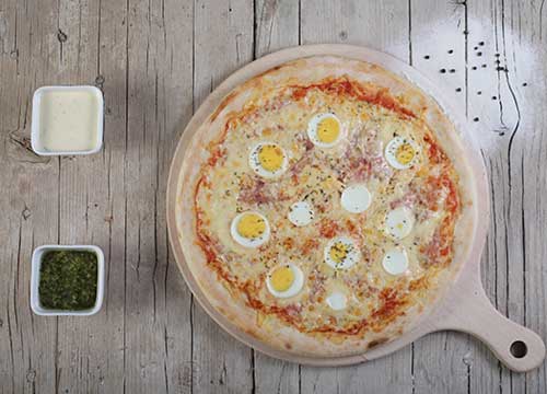 Pizza Z jajčki